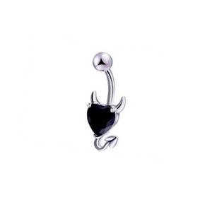 NEW Black Little Devil Belly Ring